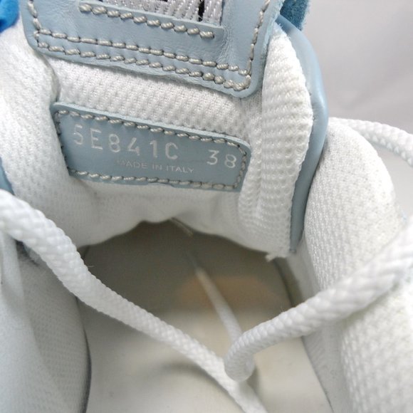 NIB$950 Miu Miu Crystal-Embellished Leather Chunky Sole Low-Top Sneakers 38/38.5 - Picture 13 of 16